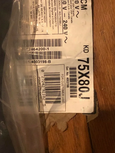 Sony Kd-75x80j Image