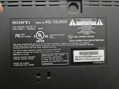 Sony KDL-19M4000 Image