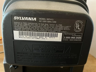SYLVANIA Sst413 Image