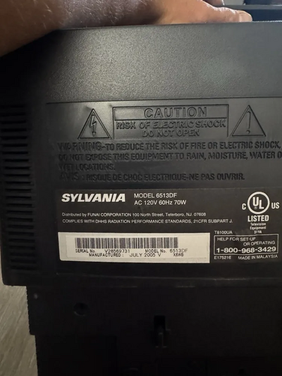 SYLVANIA Tv6513df Image