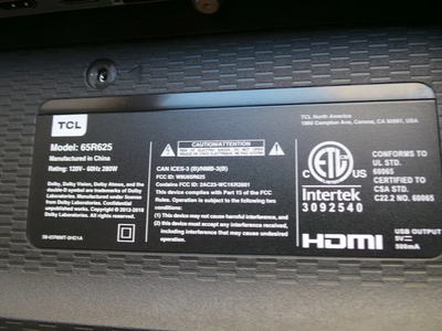 TCL R625 Image