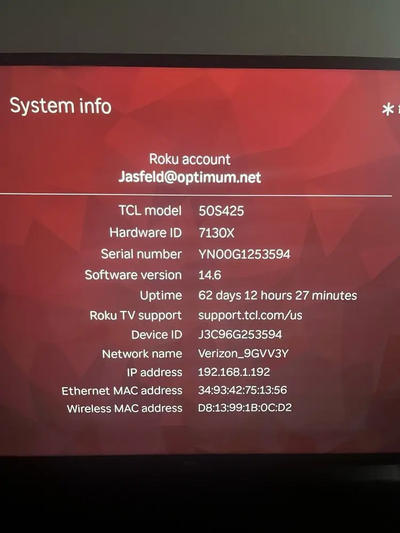 TCL 50S425 Image