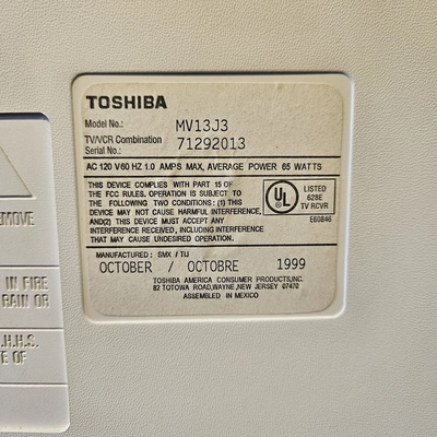 Toshiba Mv13j3 Image