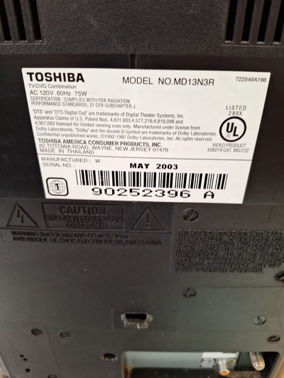 Toshiba MD13N3R Image