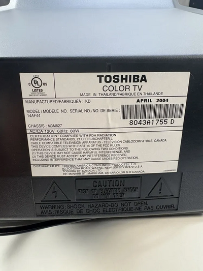 Toshiba 14af45 Image