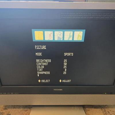 Toshiba 20HLV86 Image