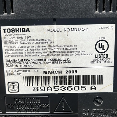 Toshiba Md13q41 Image