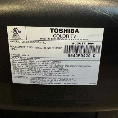 Toshiba 13A25 Image
