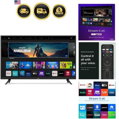 Unbranded 43-Inch 4K Smart TV Image