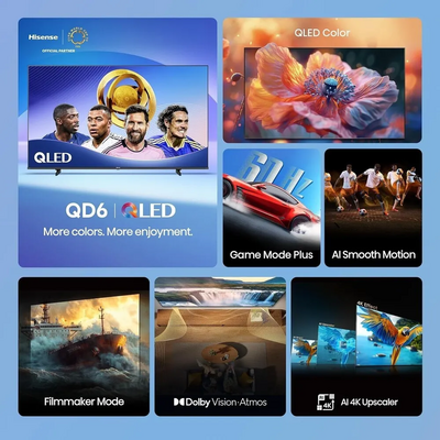 Unbranded 43 inch QLED 4K Smart TV Image