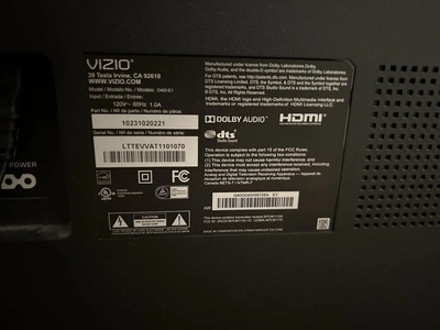 VIZIO D-series d40f-e1 Image