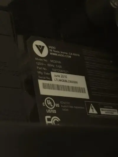VIZIO Razor m220va Image