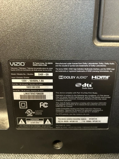 VIZIO D-Series 40 in Smart TV, D-Series 40" Smart TV Image
