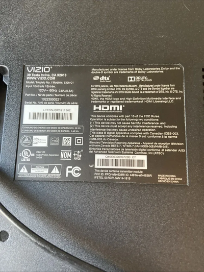 VIZIO E32H-C1 Image