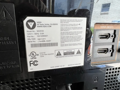 VIZIO M220VA Image