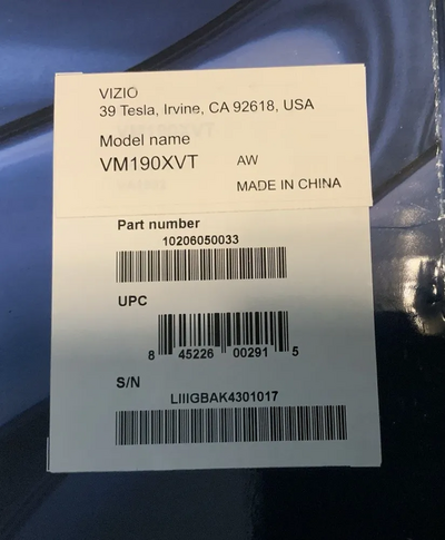 VIZIO Model D32HN-E1 Image