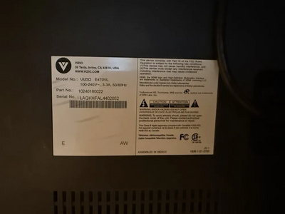 VIZIO E470VL Image