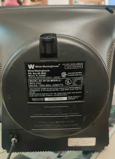 Westinghouse WTV1332 Image