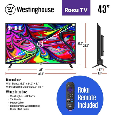Westinghouse Wr43ux4019 Image