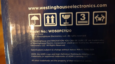 Westinghouse Wd50ffc1120 Image