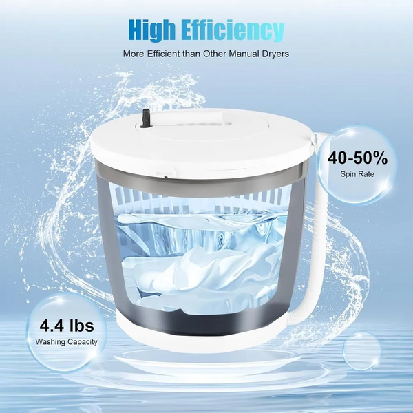LARIDEN 2 in 1 Manual Washer & Dryer image