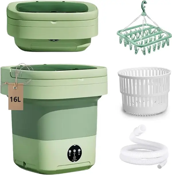 Emovovalue Foldable Washing Machine SET image