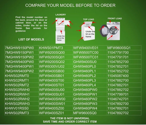 EQUIPMENT DOCTOR US WP8182233-COMM-JF image