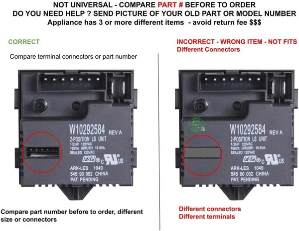 GSPUSA WPW10292584 -JF image