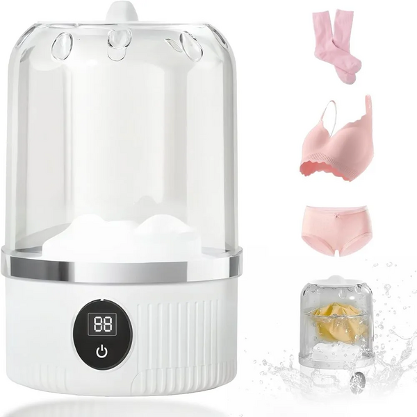 Pjpkow Portable Automatic Mini Washing Machine image