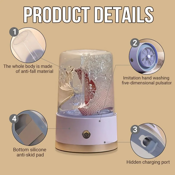 PLURECIL Portable Washing Machine image