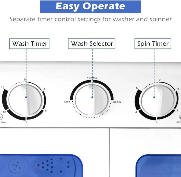 Renatone Portable Twin Tub Washing Machine image