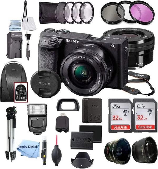 Amazon Renewed Sony a6400 bundle image