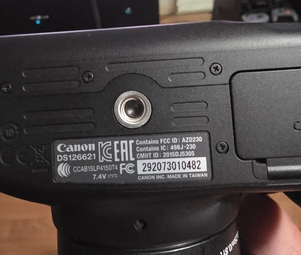 Canon Eos rebel t6 image