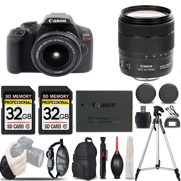 Canon Eos rebel t7 dslr camera with 18-55mm lens image