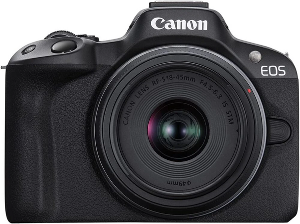 Canon EOS R50 RF-S18-45mm F4.5-6.3 IS STM Lens Kit (Black) image