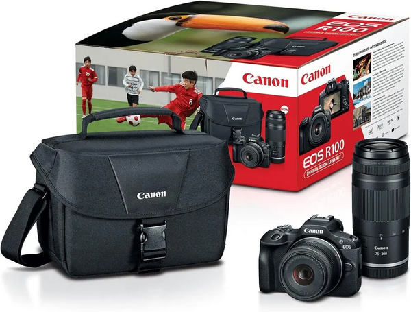 Canon EOS R100 Double Zoom Lens Kit image