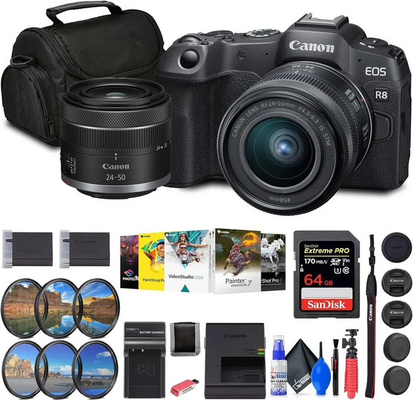 Canon EOS R8 RF24-50mm F4.5-6.3 IS STM Lens Kit image