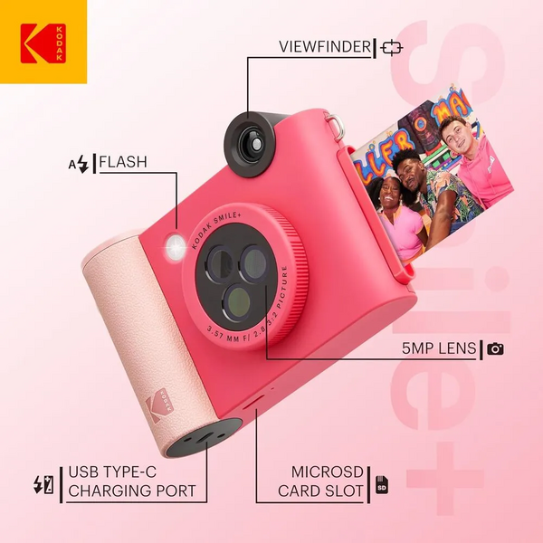 KODAK Smile+ 2-in-1 Digital Instant Print & Photo Printe image