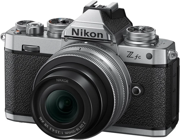 Nikon Z fc DX-format Mirrorless Body w/ NIKKOR Z DX 16-50mm f/3.5-6.3 VR - Silver image