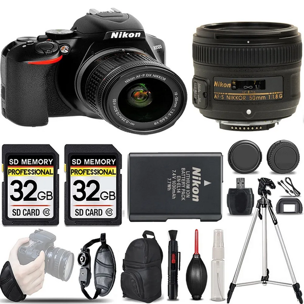 Nikon D3500 dslr camera with 18-55mm lens image