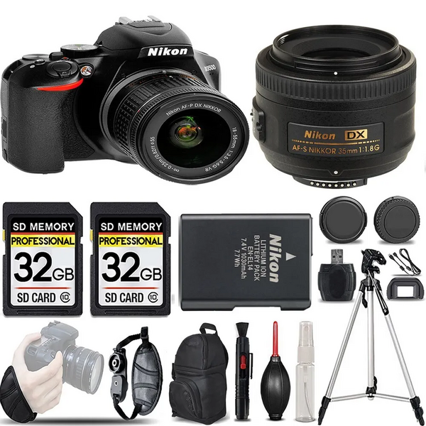 Nikon D3500 dslr camera with 18-55mm lens image