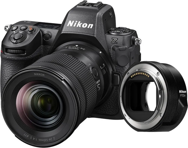 Nikon Z 8 with NIKKOR Z 24-120mm f/4 S and FTZ II Lens Mount Adapter image