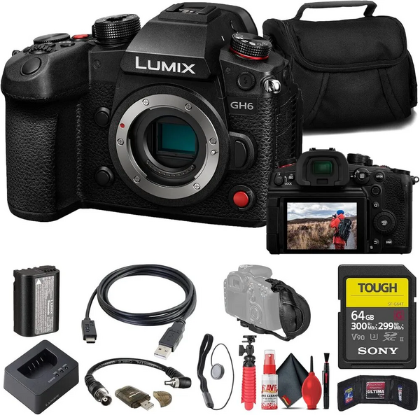 Panasonic LUMIX GH6 Mirrorless  with Unlimited Video Recording, Leica Lens image