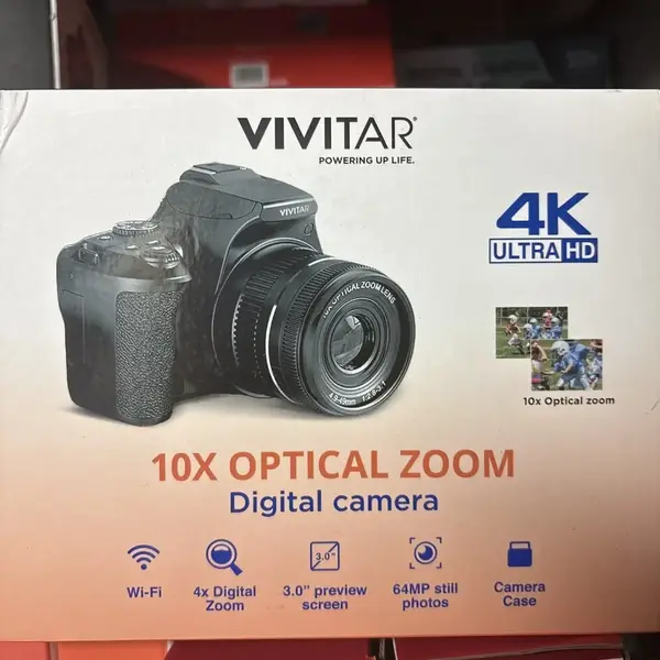 Vivitar 10x optical zoom 4k ultra hd digital camera image
