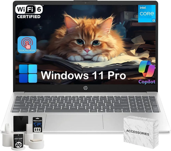 HP 15.6 Touch laptop image