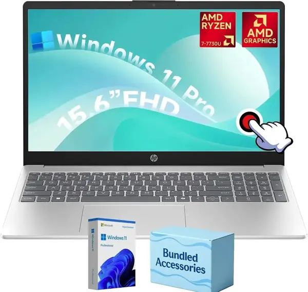 HP 15.6 Touchscreen laptop image