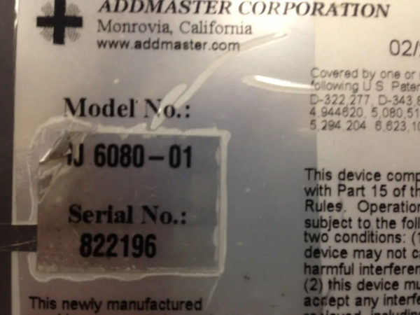 Addmaster Ij6080 image