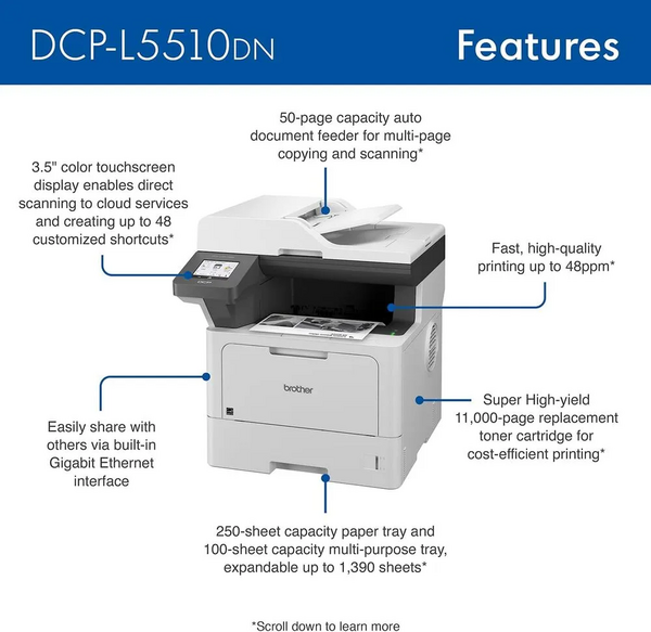 Brother New Model: DCPL5510DN image