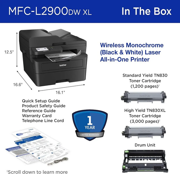 Brother MFCL2900DWXL image