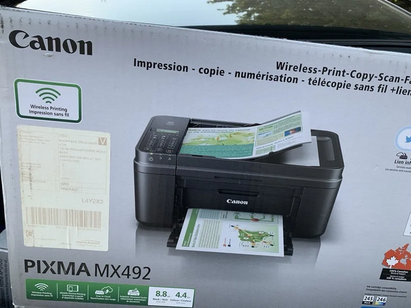 Canon PIXMA MX492 Black Wireless image
